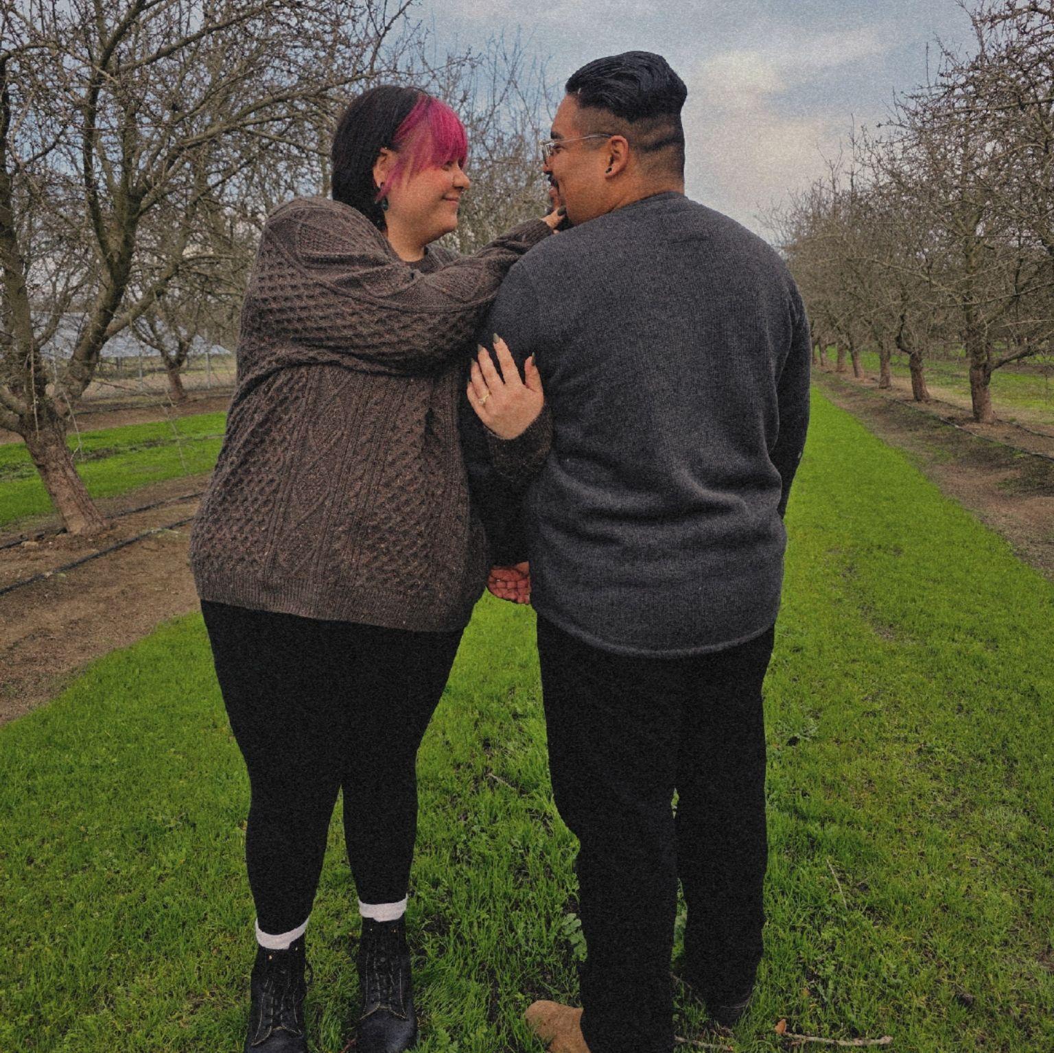 Giving him his chin scratches