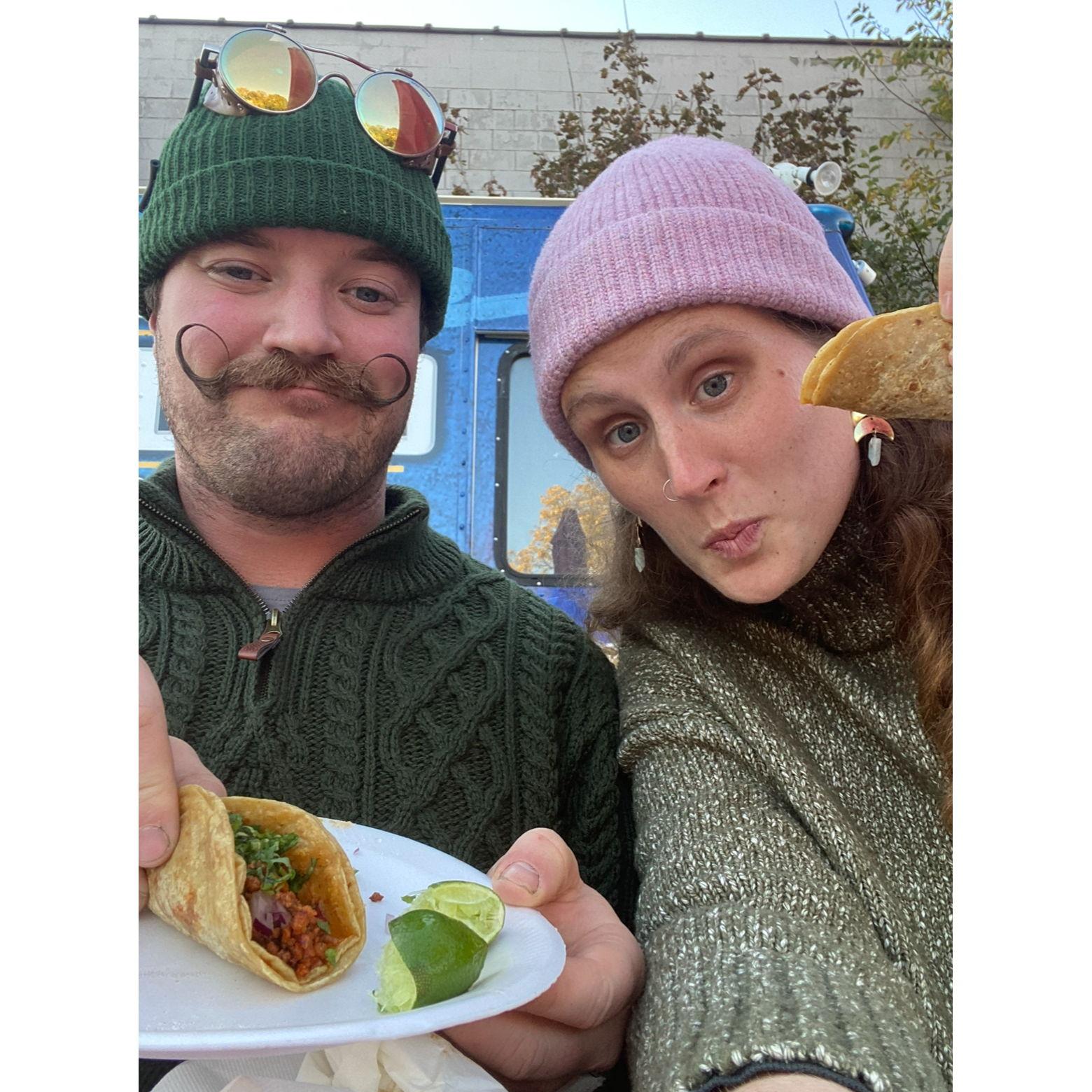 In addition to avid coffee drinkers, we are foodies
