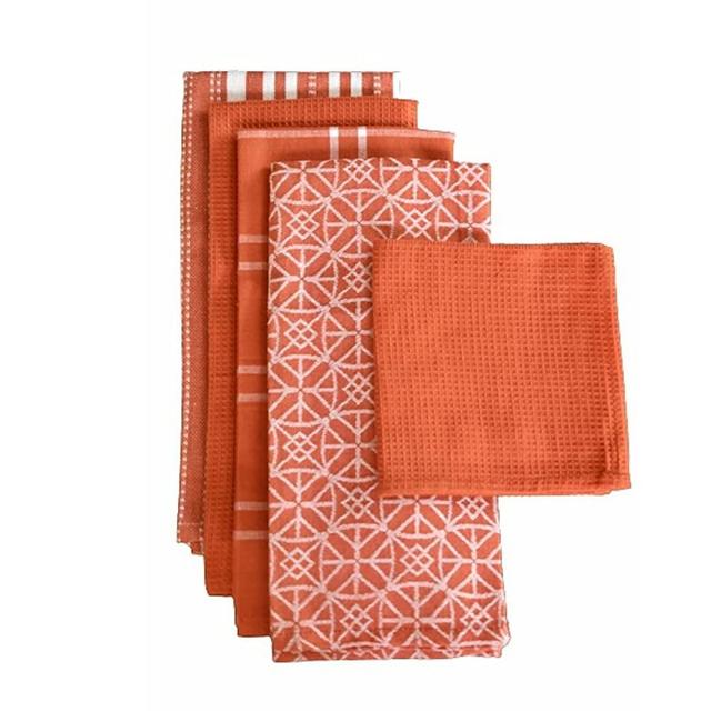 Yourtablecloth Dishtowels Set of 5 (Spice)