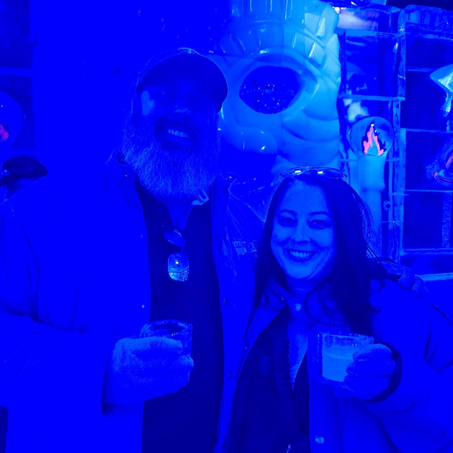 Finally made it to an ice bar in Vegas after a disastrous attempt in Amsterdam.