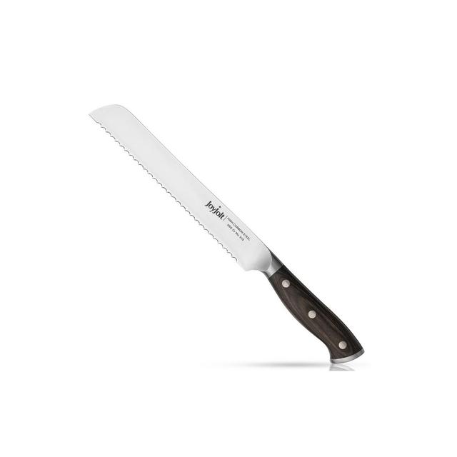 JoyJolt 8” Bread Knife Serrated Stainless Steel Kitchen Knife
