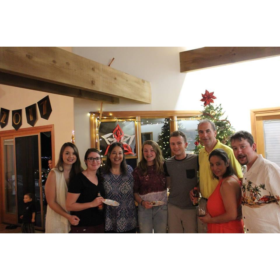 And our family grew.  Here we are in Hawaii 2 years  ago, our first family vacation. 
Jon, Aurora, Gene, Alex, Katharine, Hyrma, Liz, and Jamie