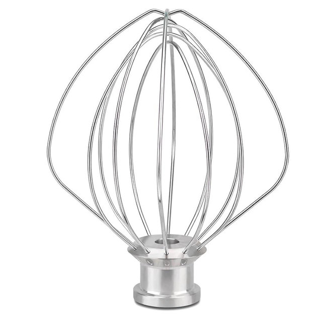 Whisk Attachment Stainless Steel Wires Whip K45WW Parts fit KitchenAid 4.5 and 5 QT Tilt Head Stand Mixer