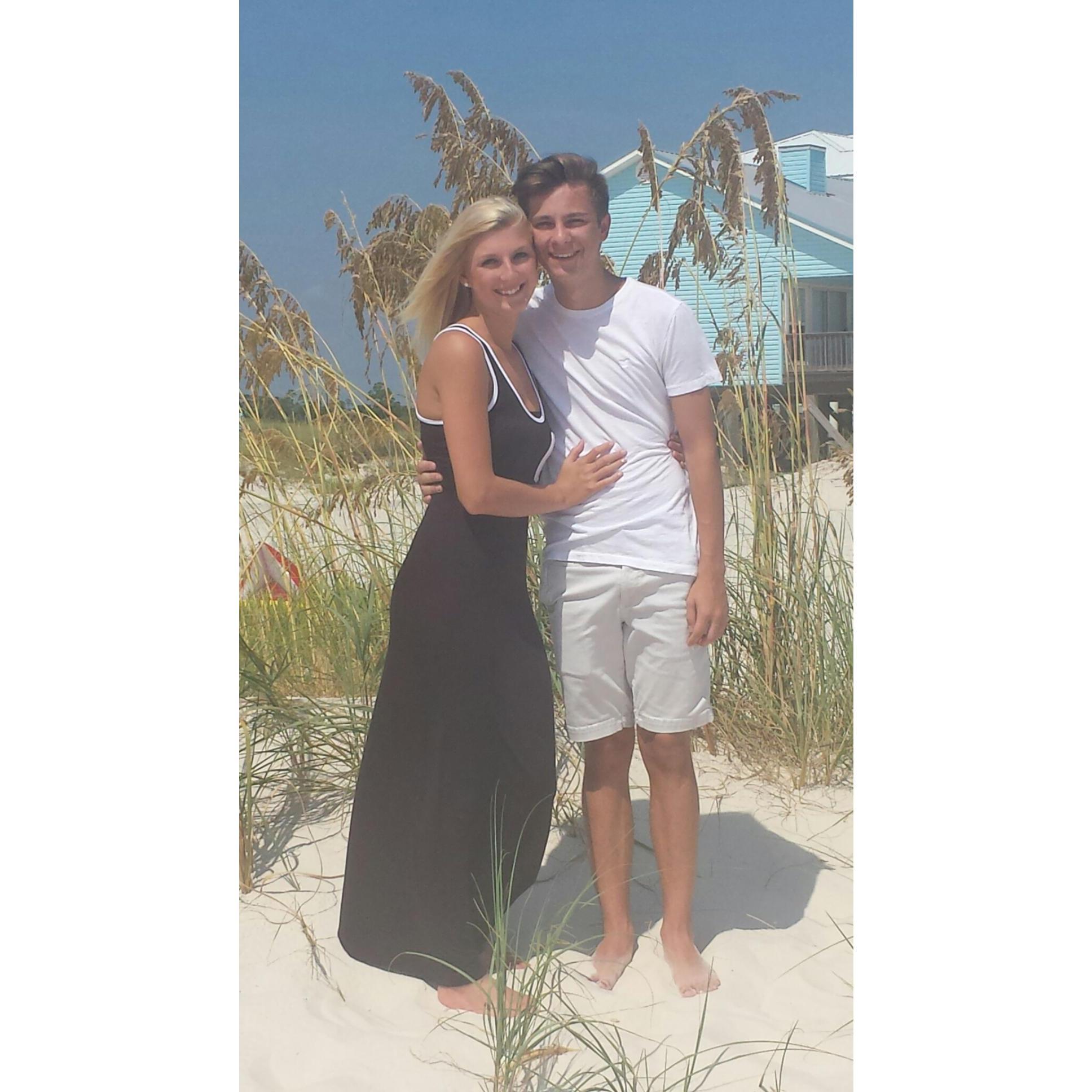 Becky’s first year going to Gulf Shores, Alabama! (2016)