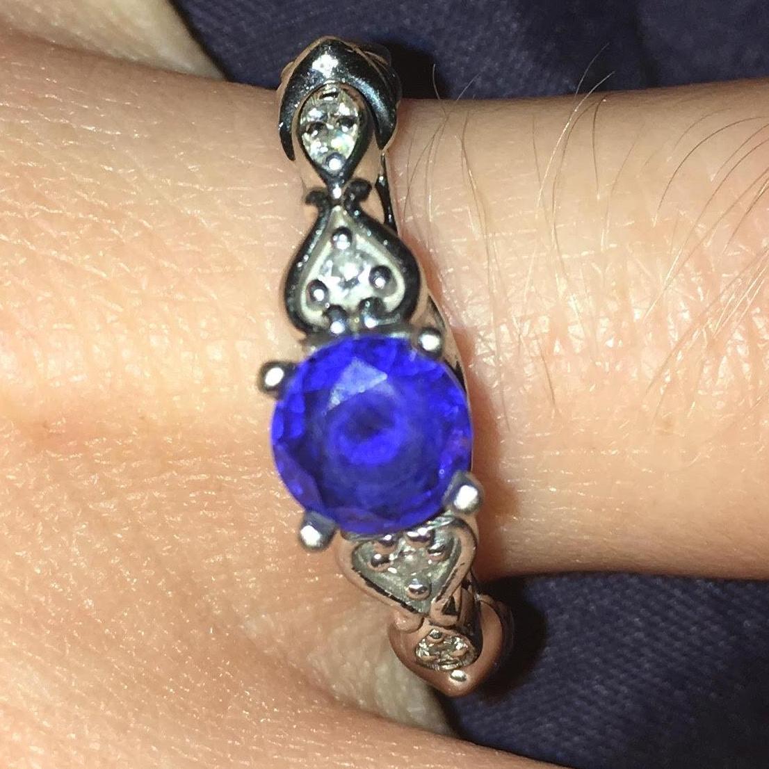 The Sapphire engagement ring of my dreams! I custom designed this ring.