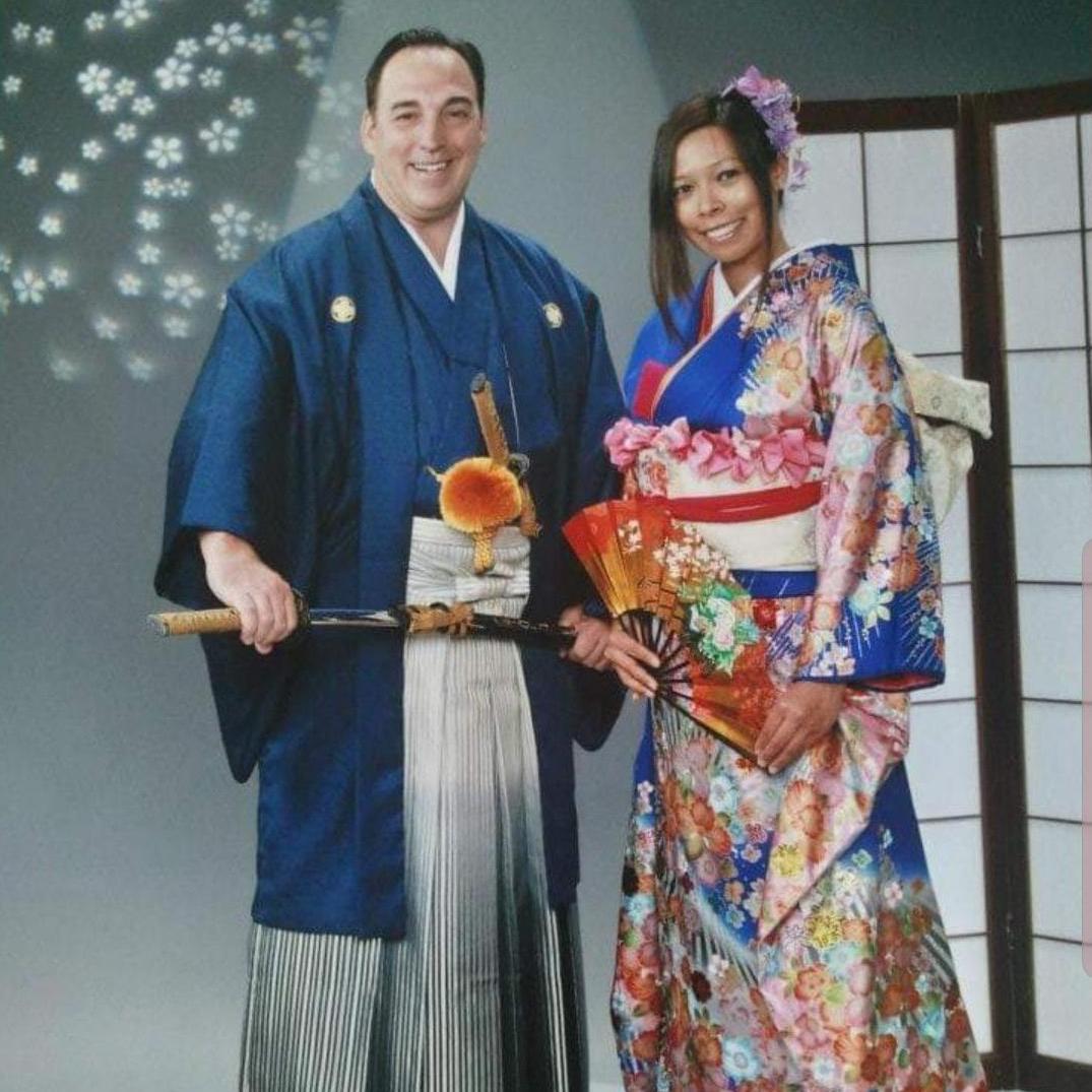 Had our photo professionally taken. Japan 2012.