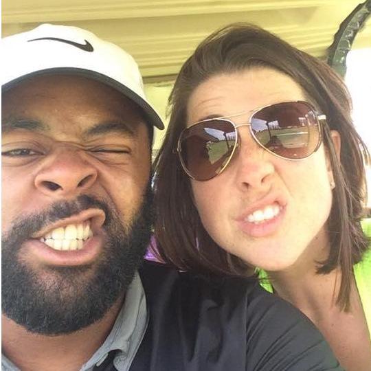 One of the many golf outings together.