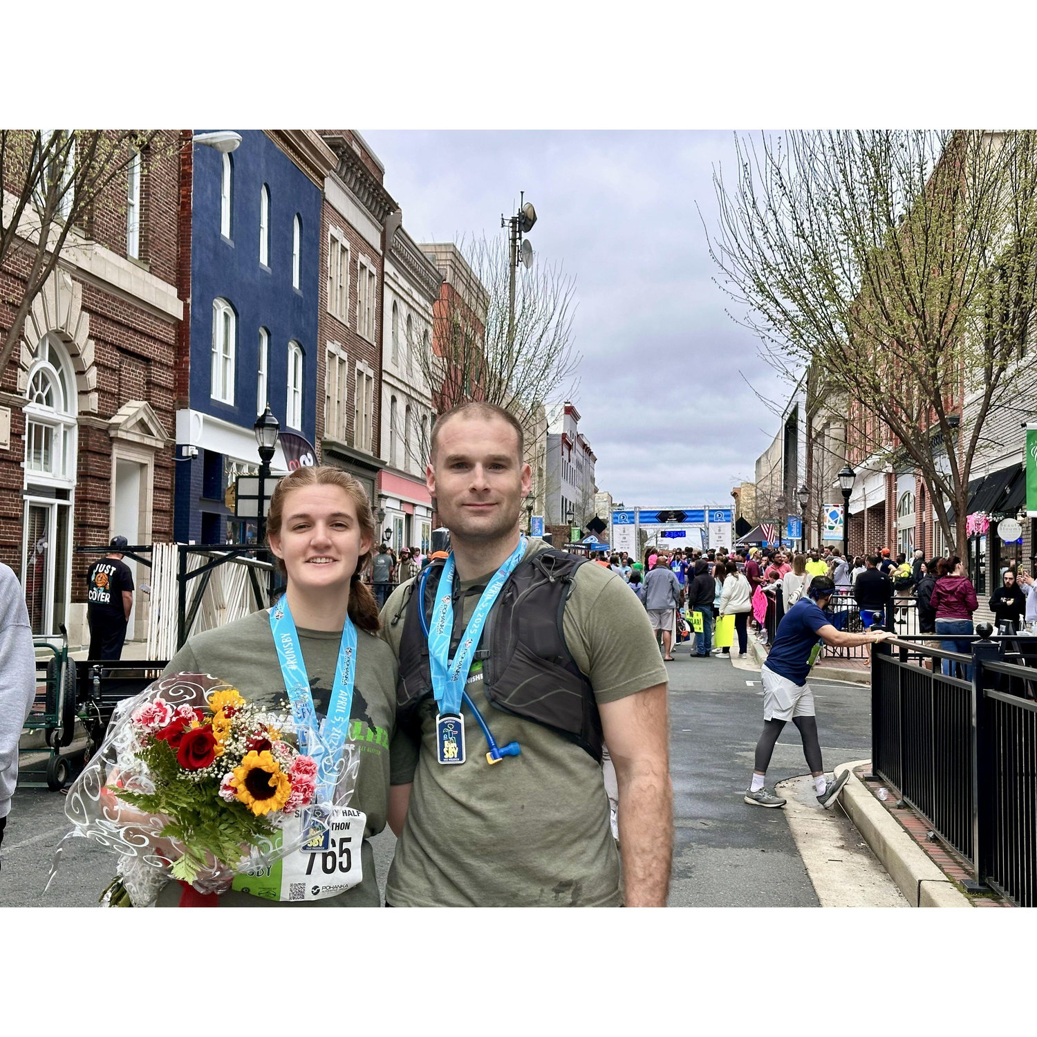 Abbie's First Half Marathon in Salisbury, MD; April 2025