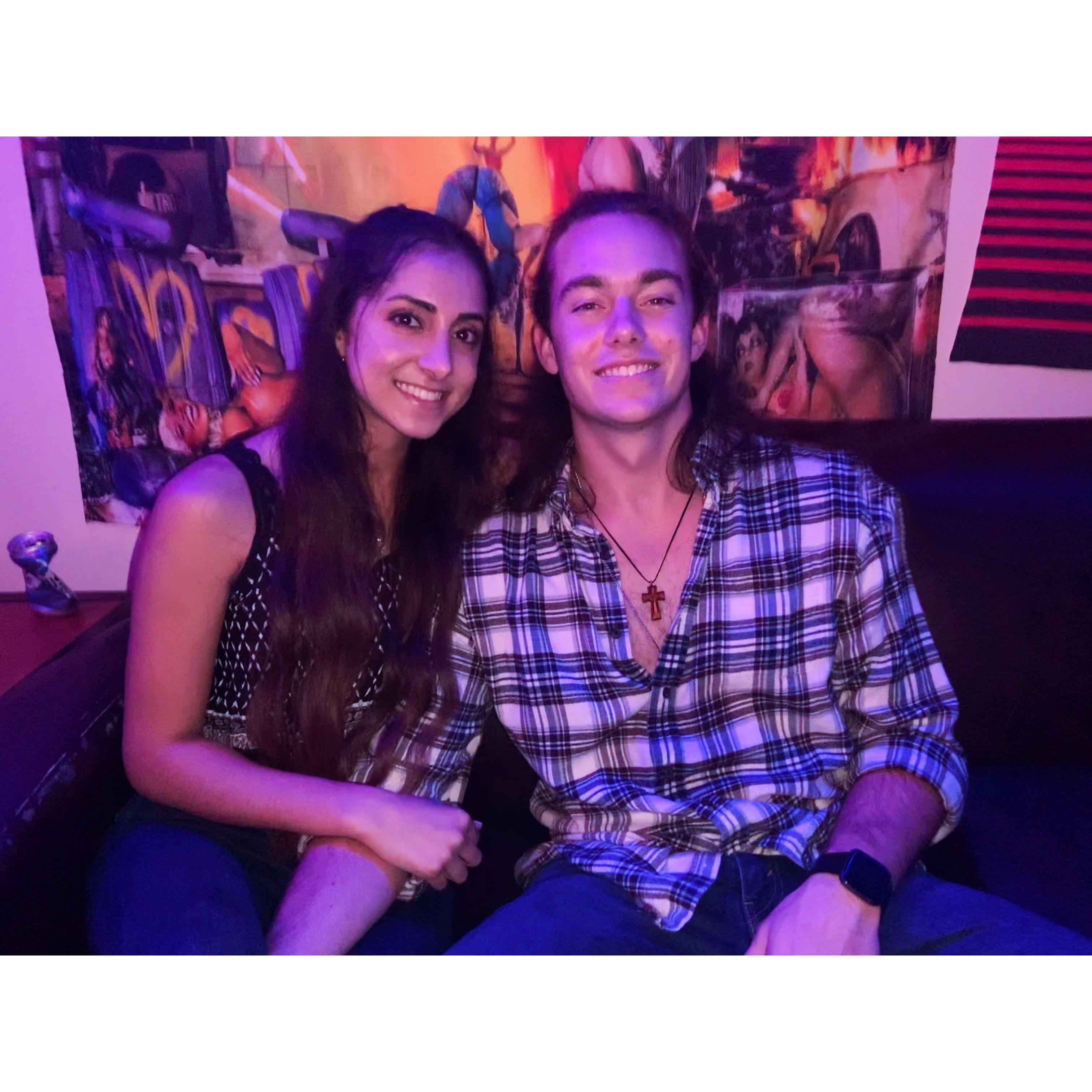 October 10th, 2020. Finally back together after 5 months of long distance because of covid! We spent as much time as we could together this school year :)