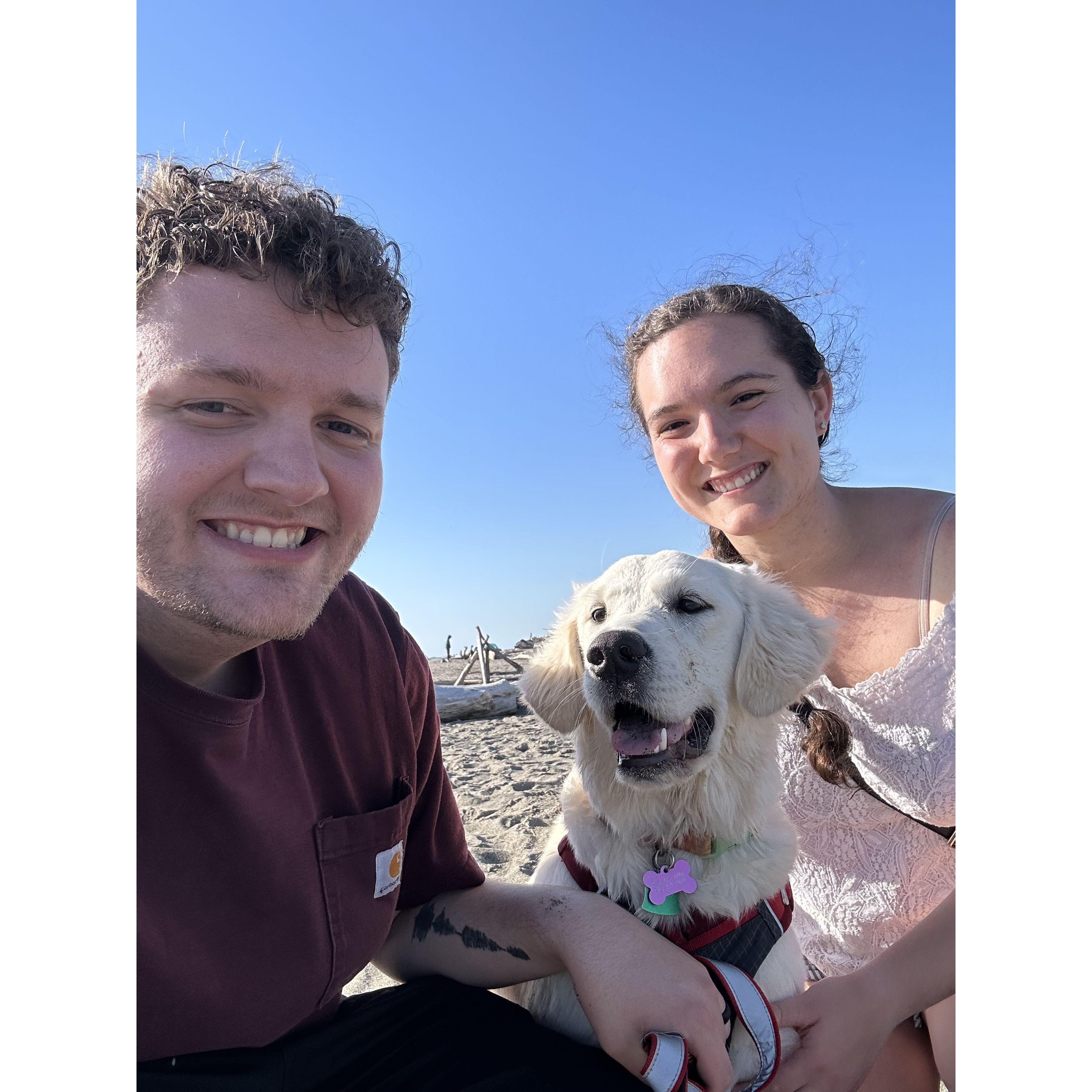 Daisy’s first trip to the beach! She absolutely loved it and we had the best time watching her have so much fun.