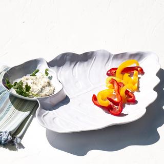 Coastal Leaf Melamine Chip & Dip
