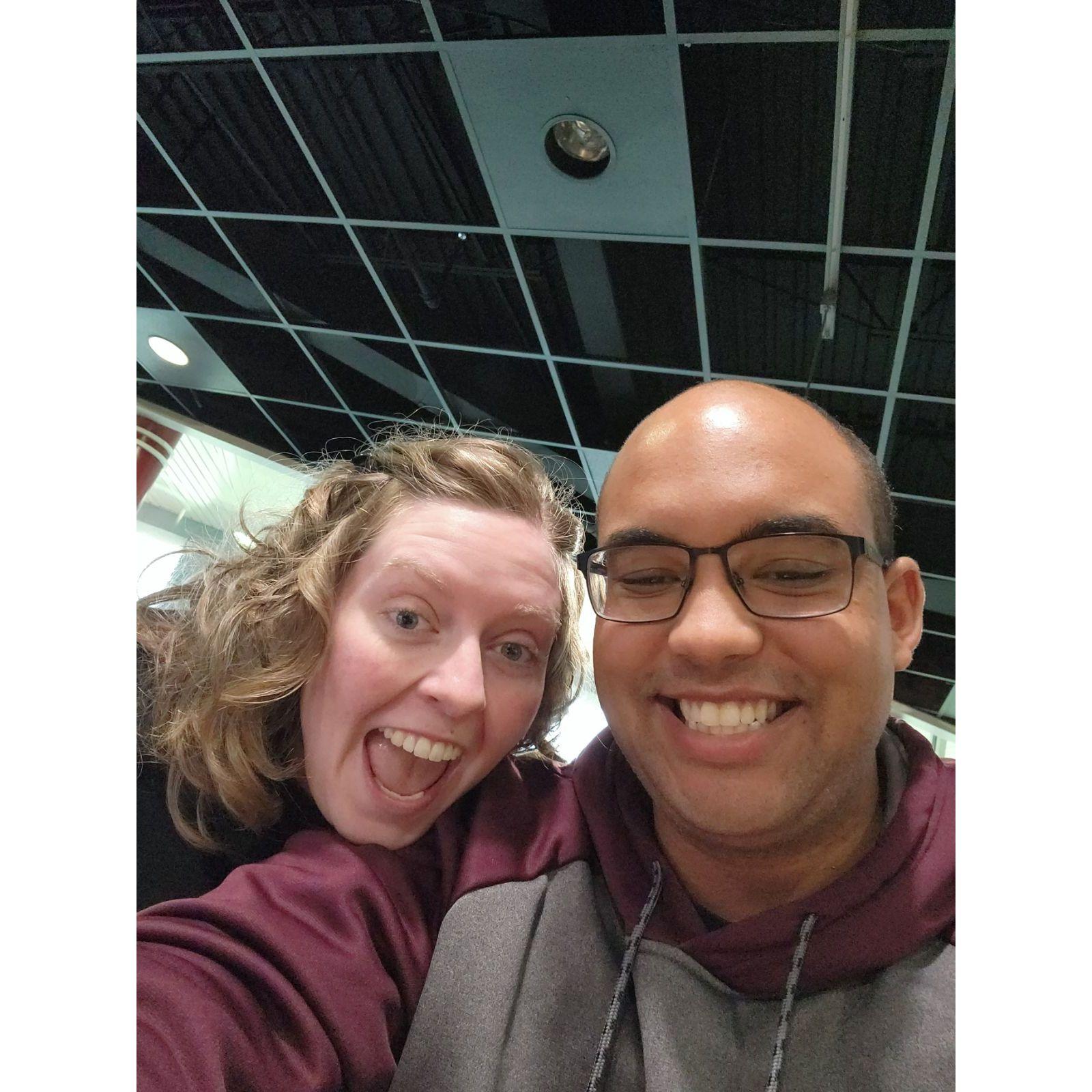 So many hours spent together working on homework!