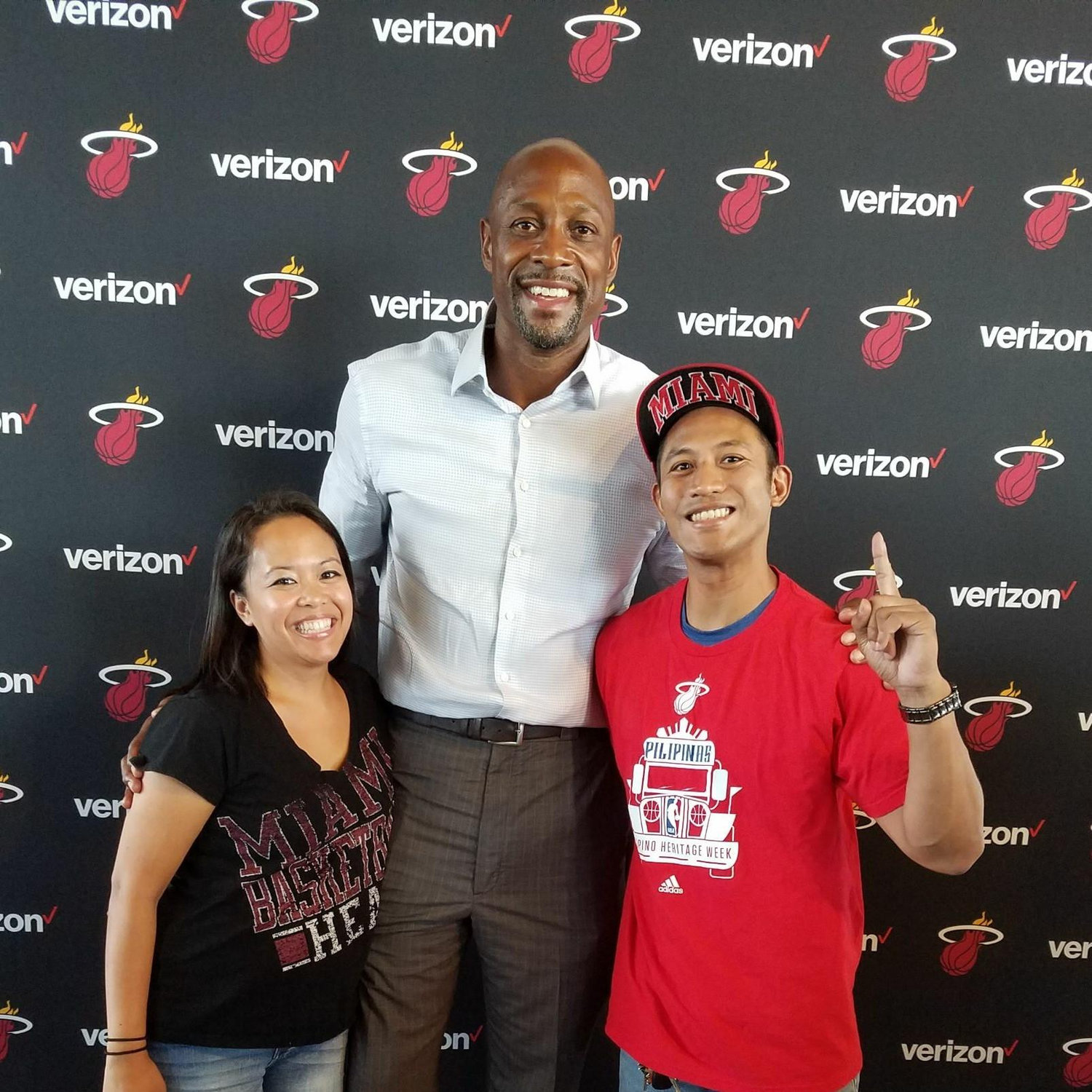 Meeting Heat Legend Alonzo Mourning