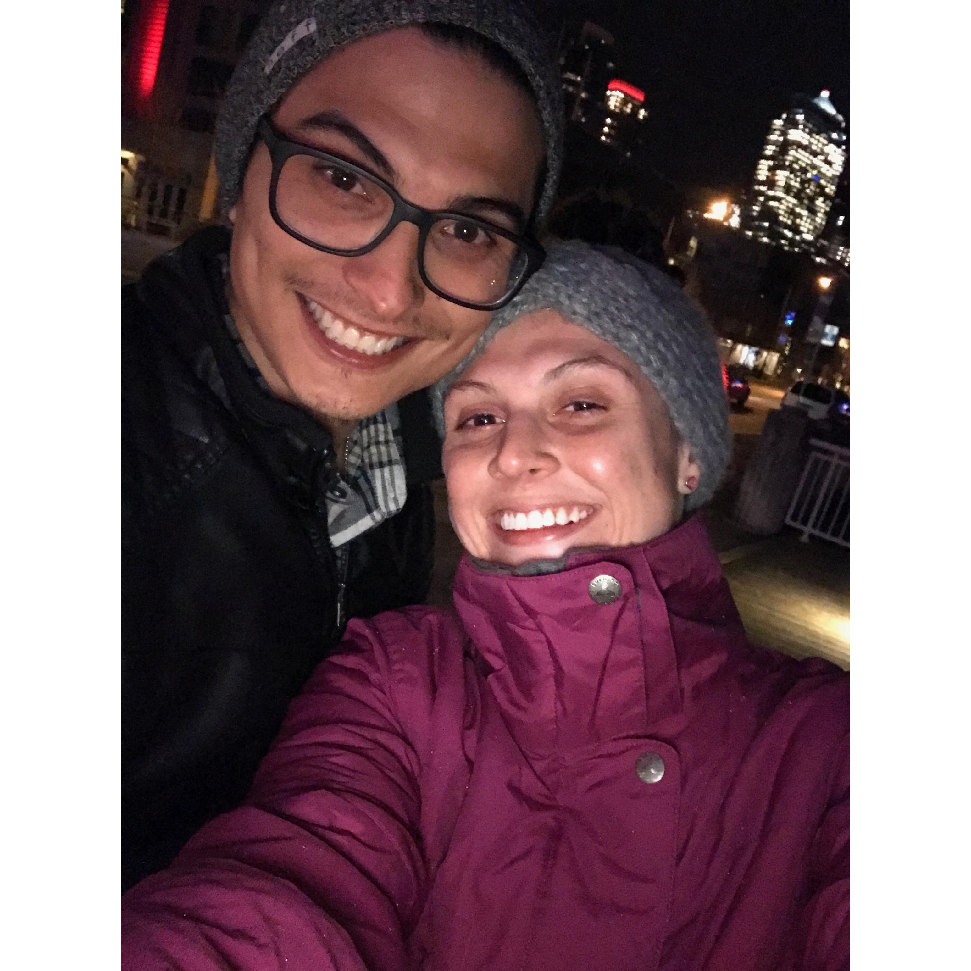 We visited Seattle before arriving in Denver