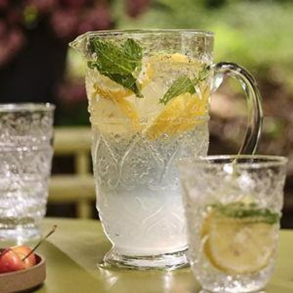 The Bombay Handblown Glass Pitcher