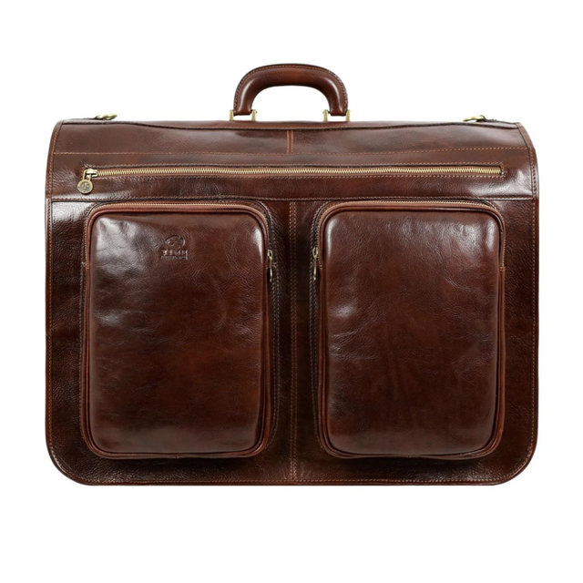 Leather Garment Bag - The Big Sleep