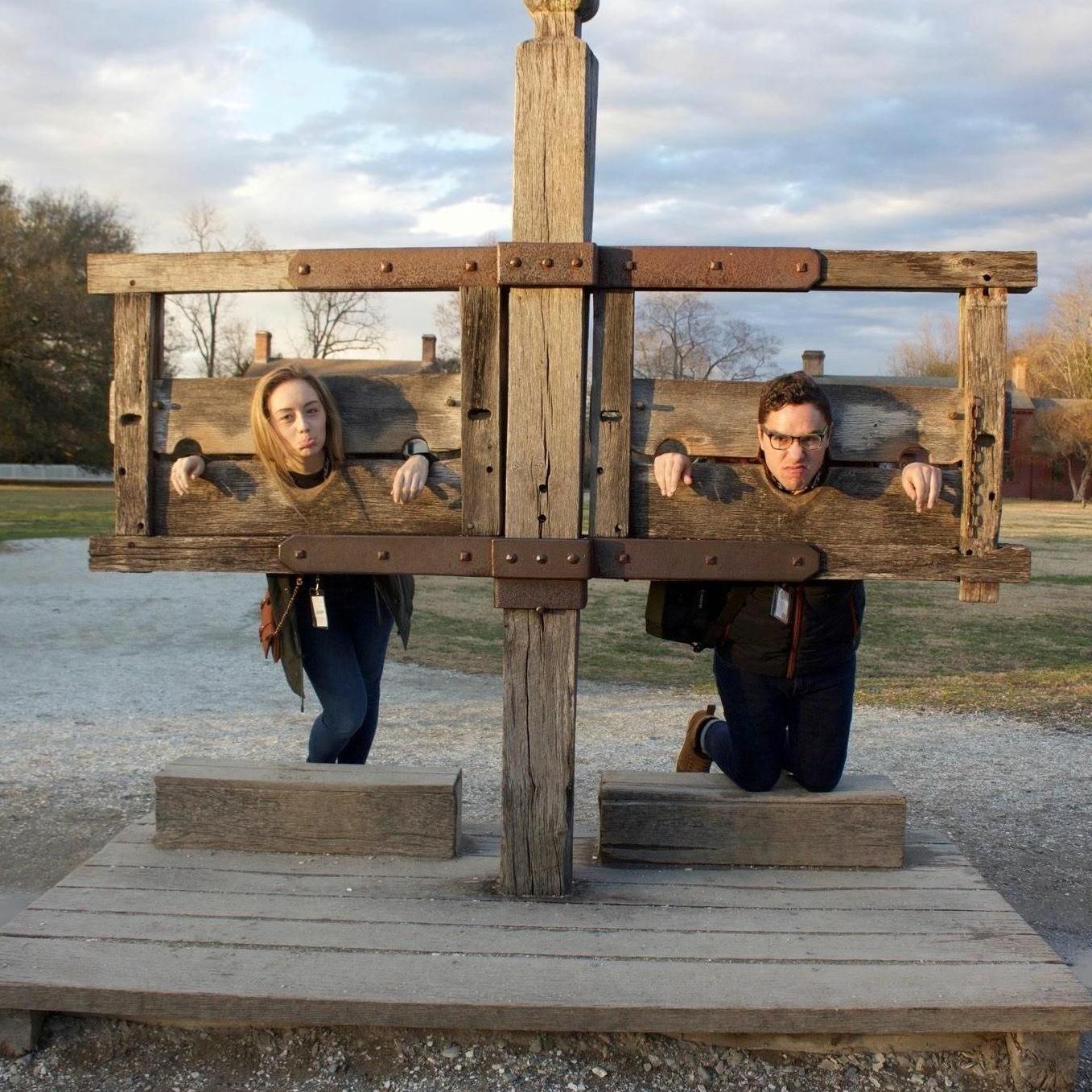 Up to no good in Williamsburg, VA.