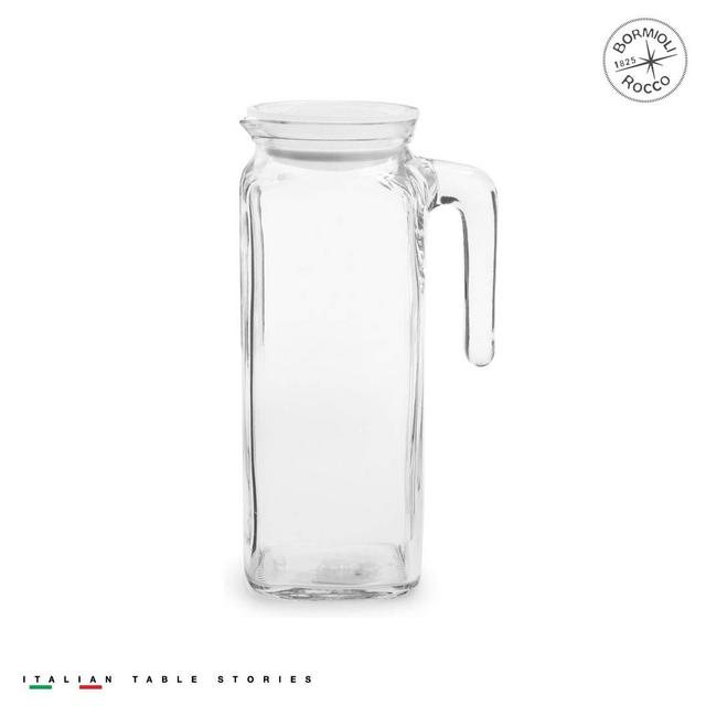 Bormioli Rocco Hermetic Seal Glass Pitcher With Lid and Spout [68