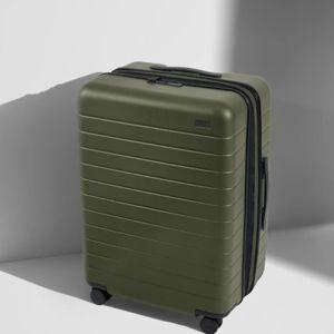 The Medium Flex Suitcase in Olive Green | Away