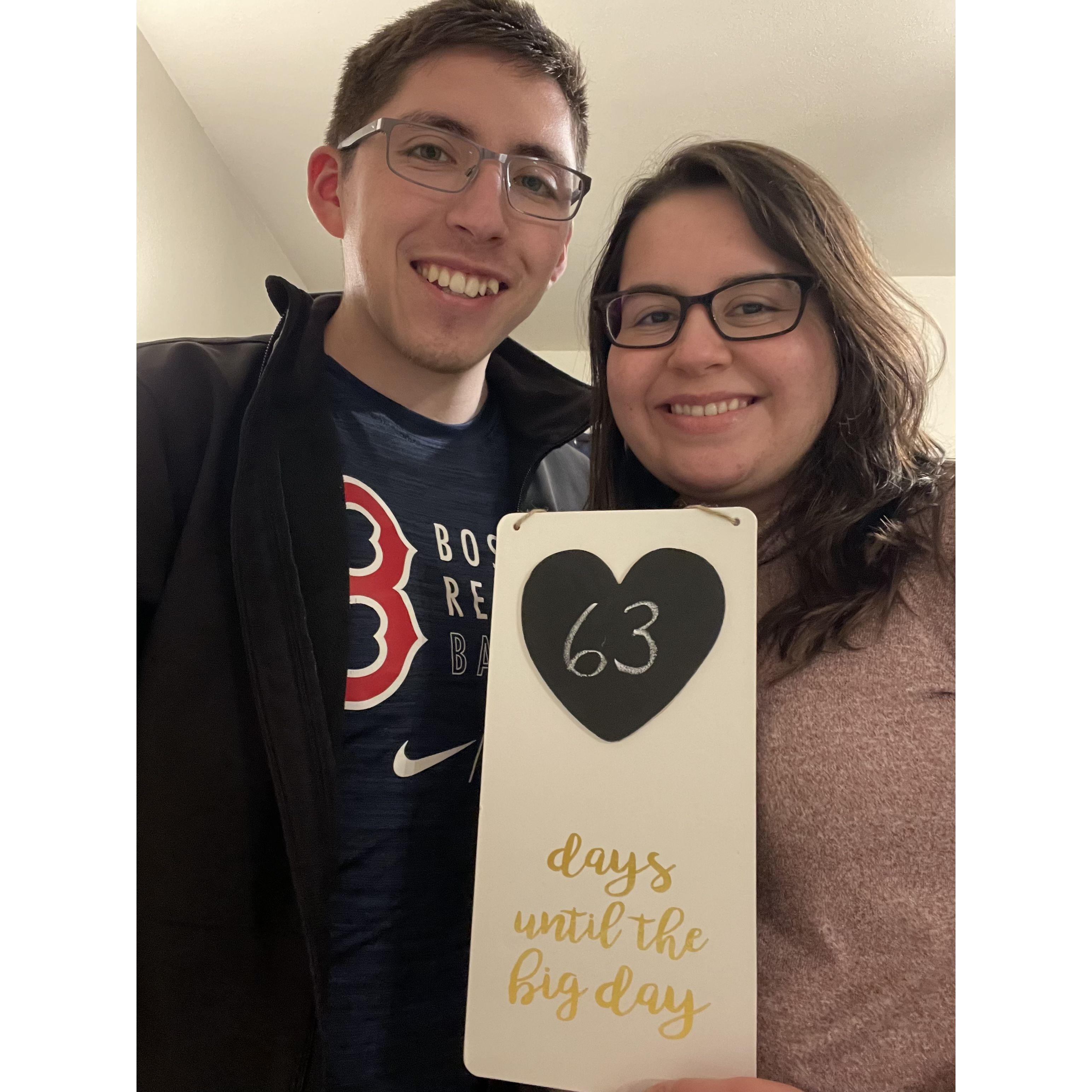 We began the countdown.. 💕