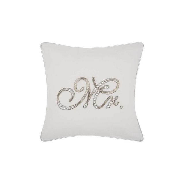 White Letters Throw Pillow - Mina Victory