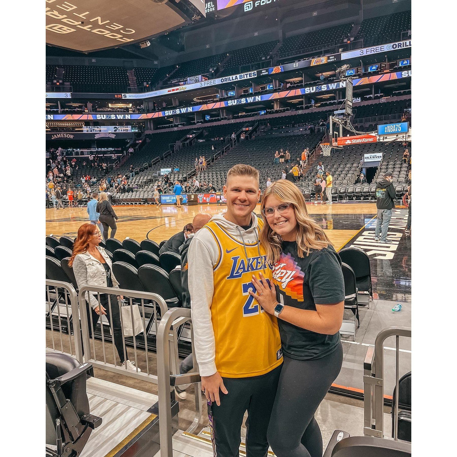 Our 1st NBA Game Together - Suns vs Lakers - 2022