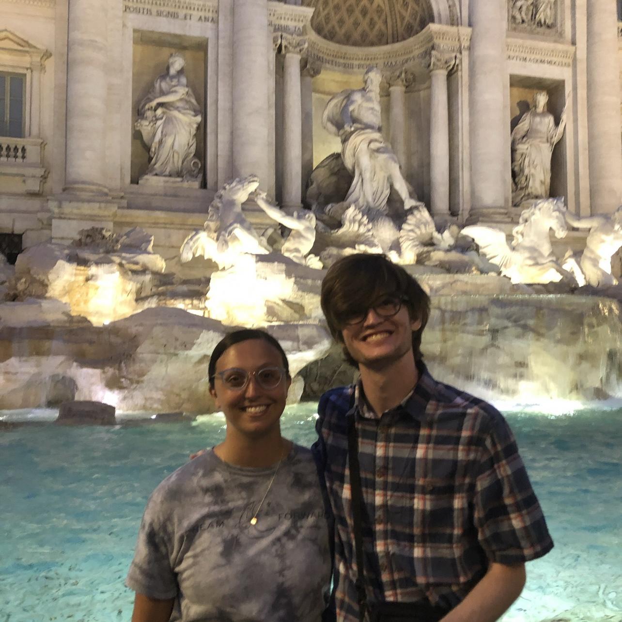 We made a stop at the infamous Trevi Fountain, too.