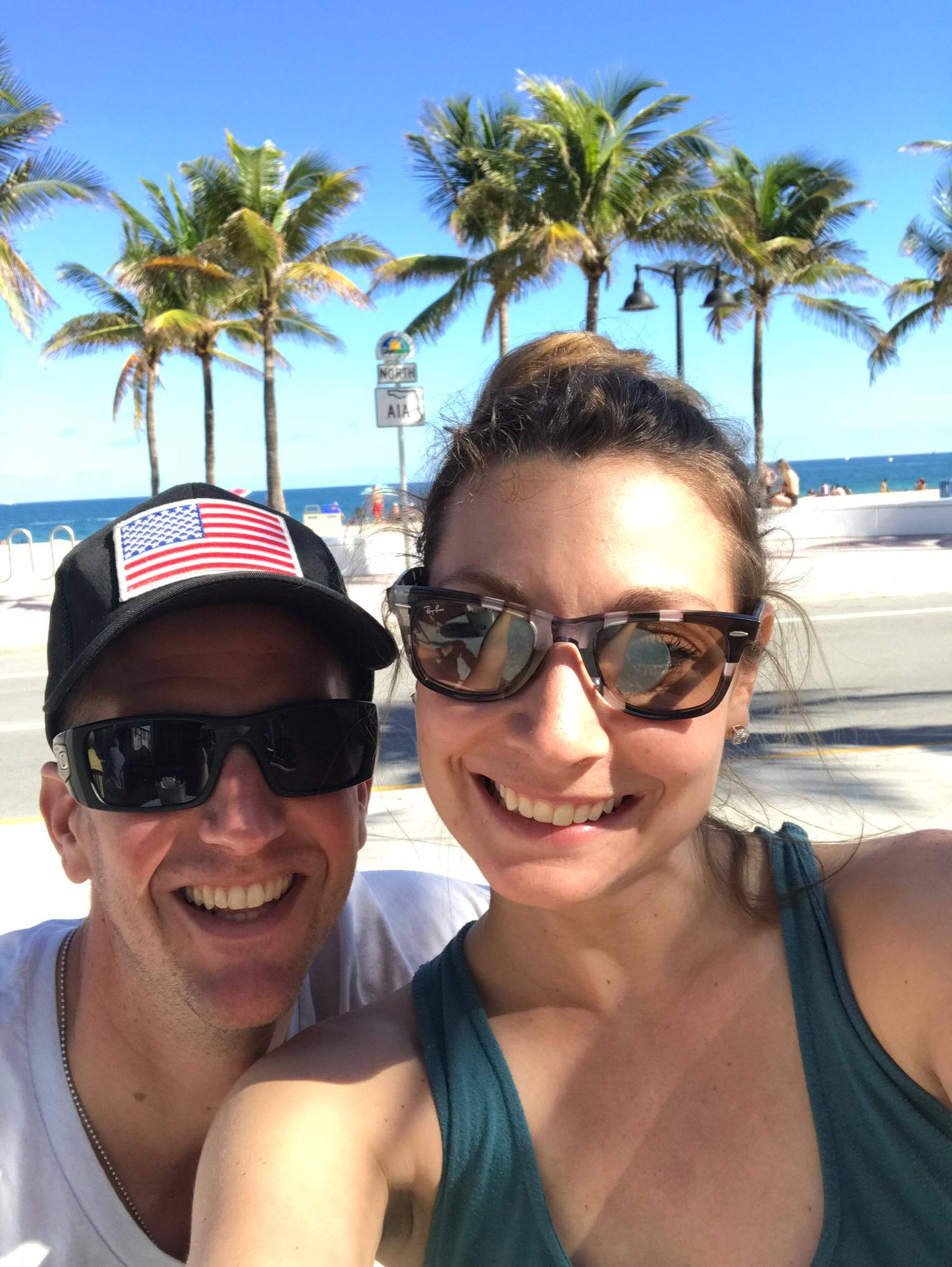 Pre-deployment vacation, Florida