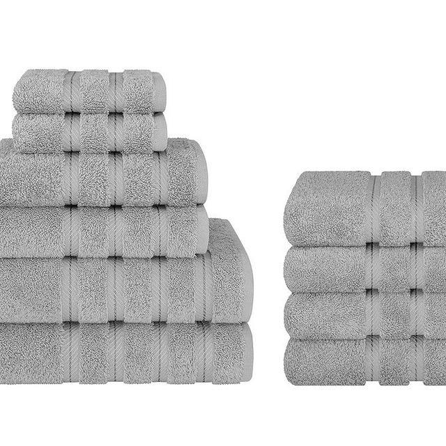 American Soft Linen 6 Piece Towel Set and 4 Piece Hand Towel Set Bundle