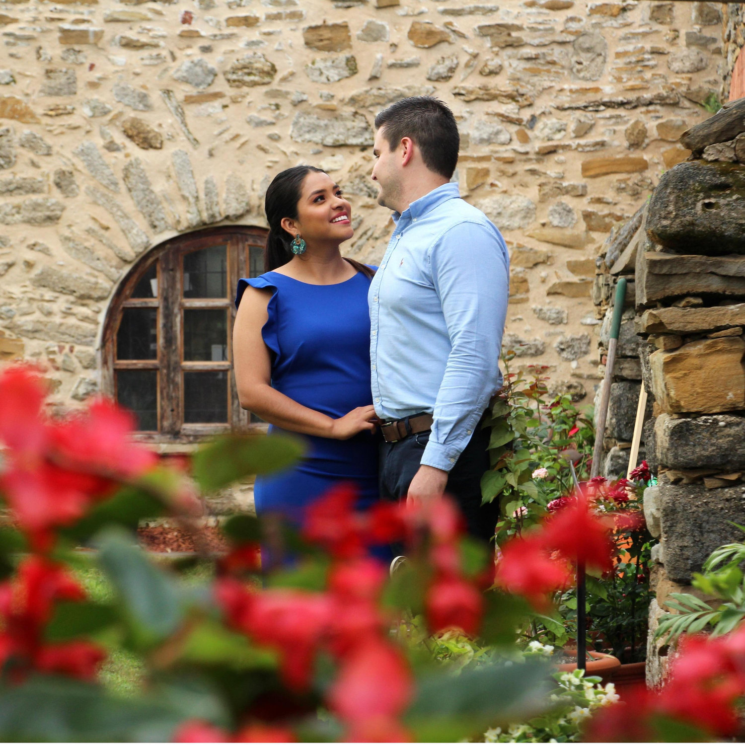 Engagement photoshoot. We were probably making fun of each other in this one.