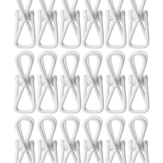 Mr. Pen- Chip Clips, 18 Pack, 2 Inch, White, Utility Steel PVC-Coated Clips, Chip Clips Bag Clips Food Clips for Bags, Chip Clip, Clips for Chips and Other Food Bags, Bag Clips for Chips Clips