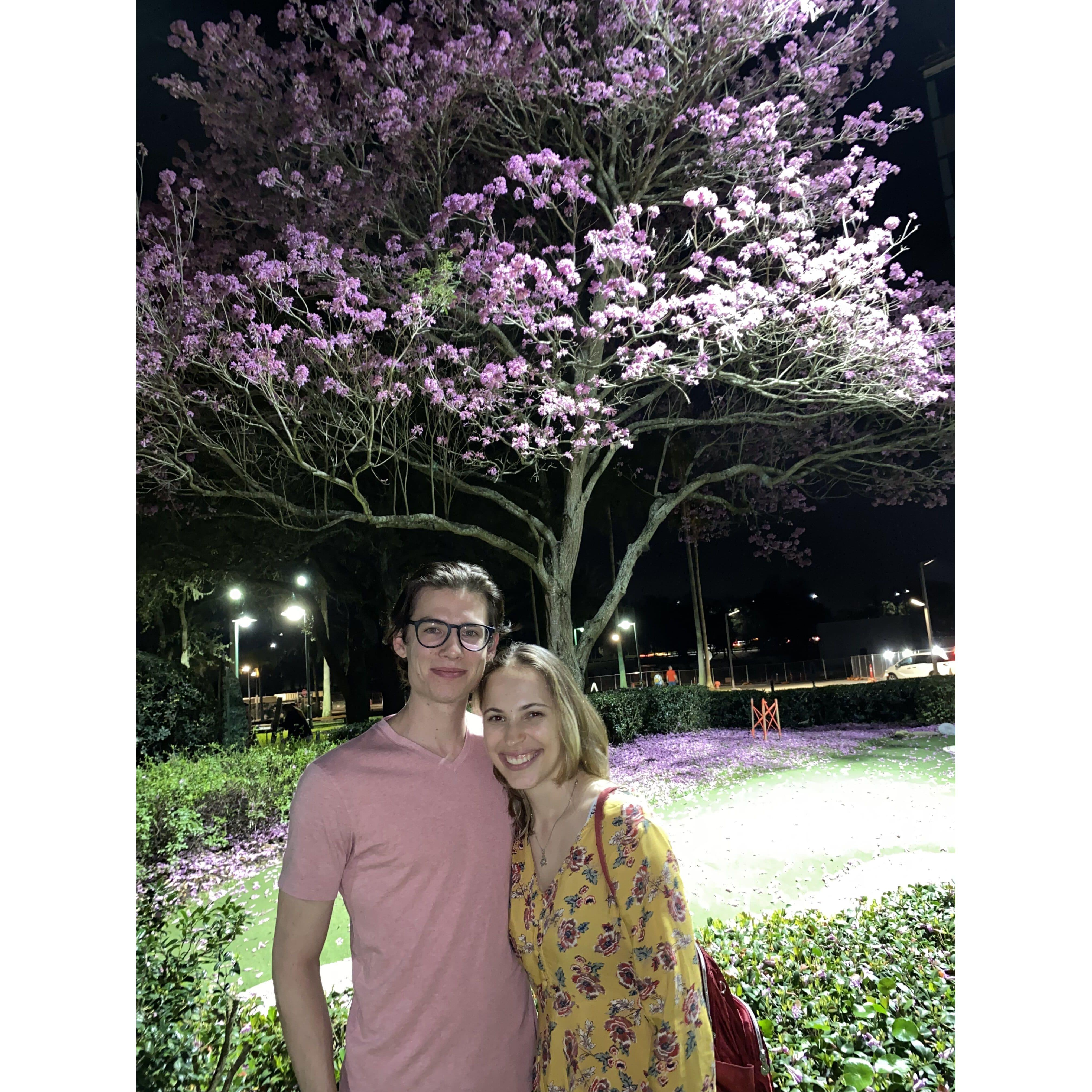 Our first I love you. Mini golf with Mickey Mouse