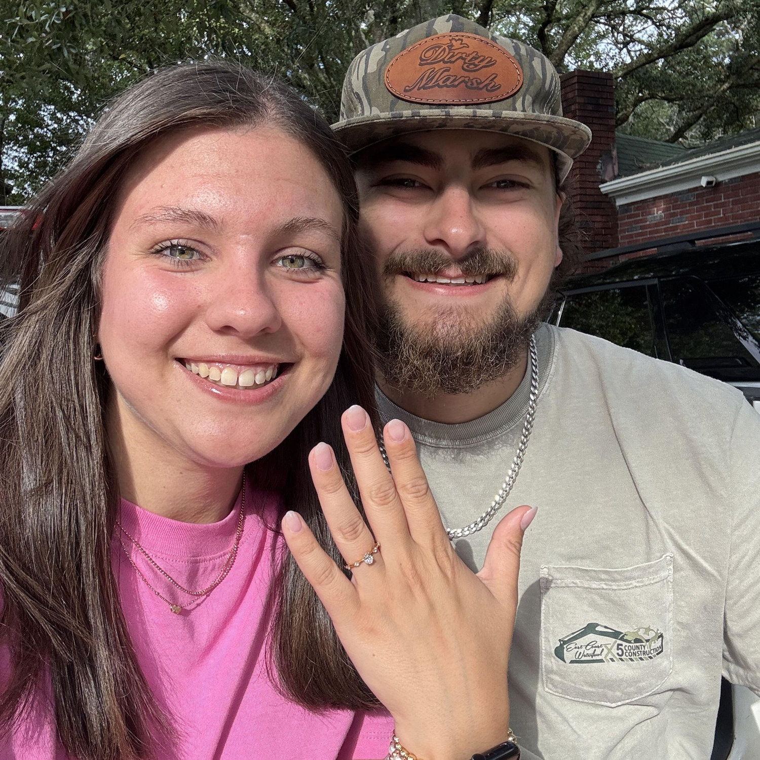 The morning after the engagement 💍