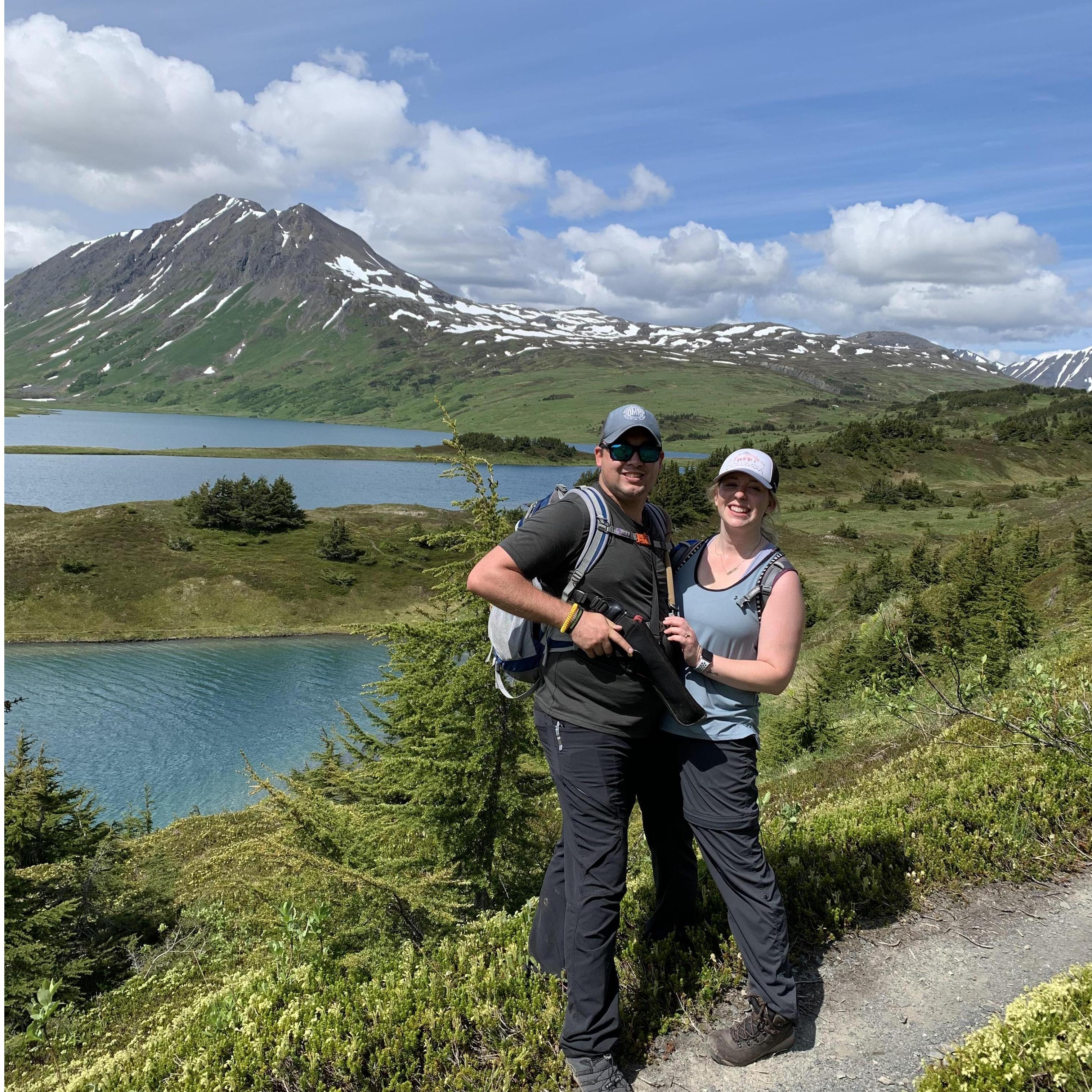 Hiking Long Lake in Seward with some of our best friends - followed by the best pizza because we were starving, 2020