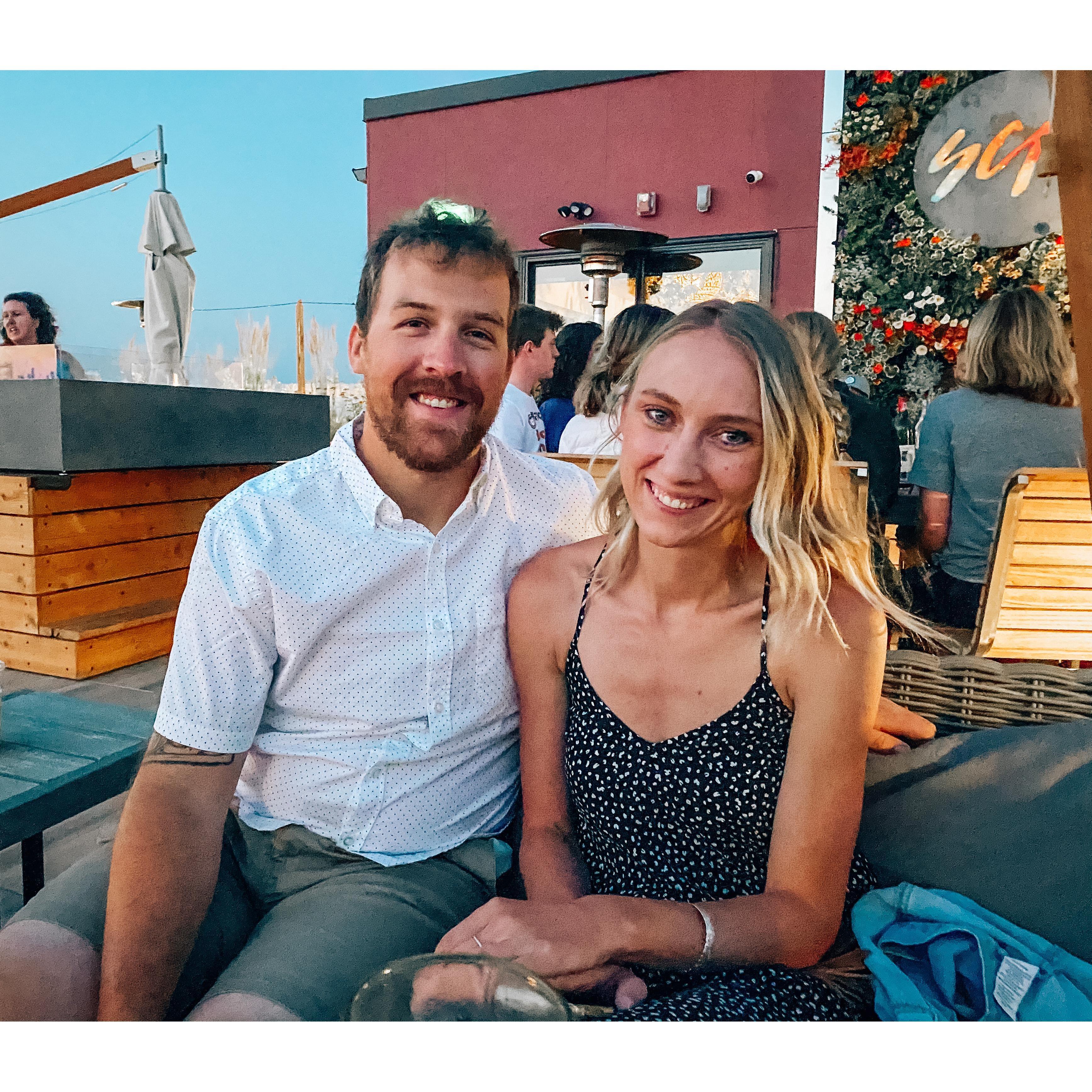 Wine time is always a good time for these two!