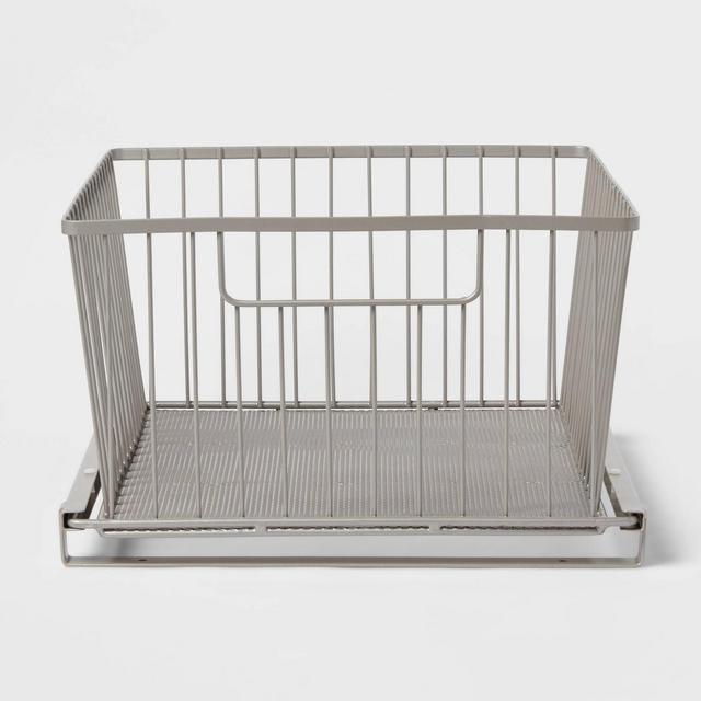 Open Drawer Organizer Brushed Nickel - Brightroom™