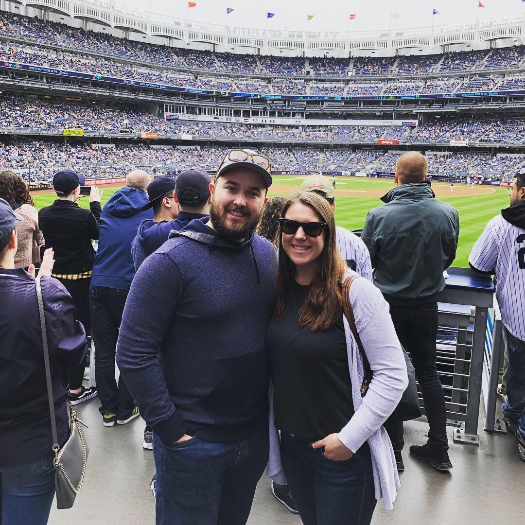 Yankee game in NYC