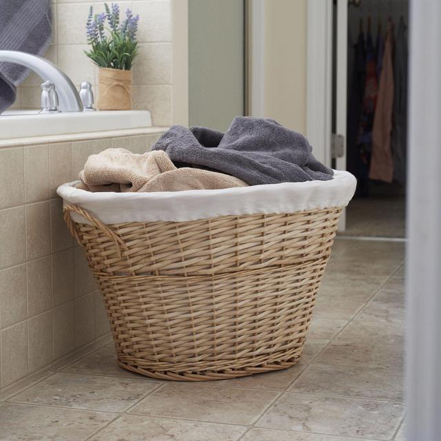 Wicker Laundry Basket