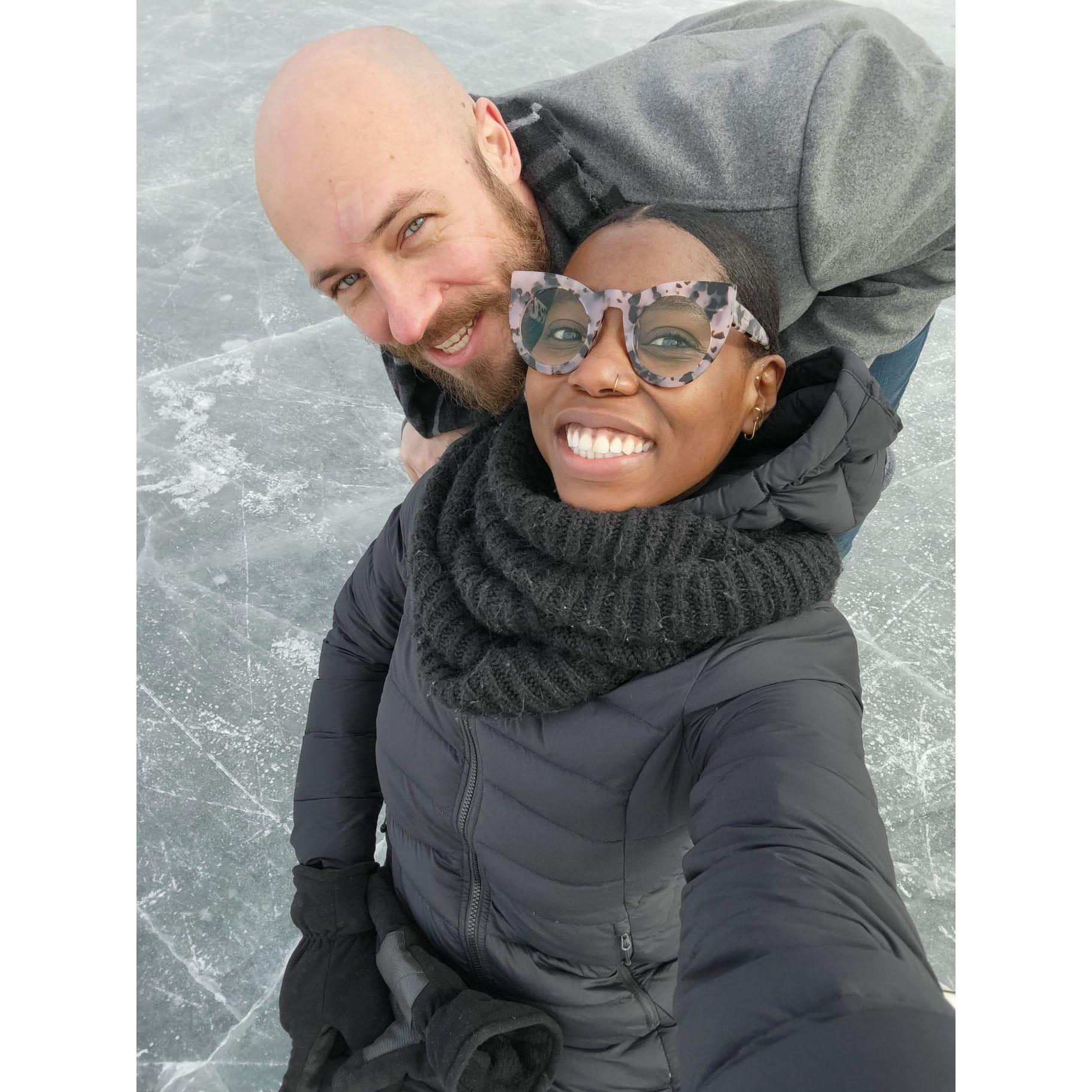 Brittney LOVES cold weather.