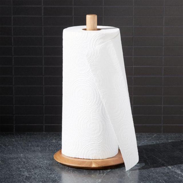 Acacia Paper Towel Holder