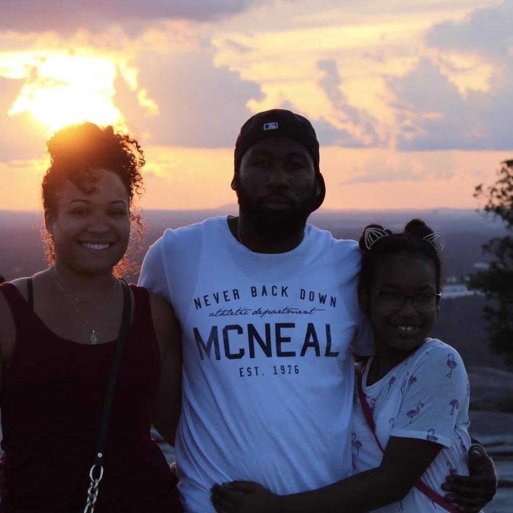 On the top of Stone Mountain in GA!