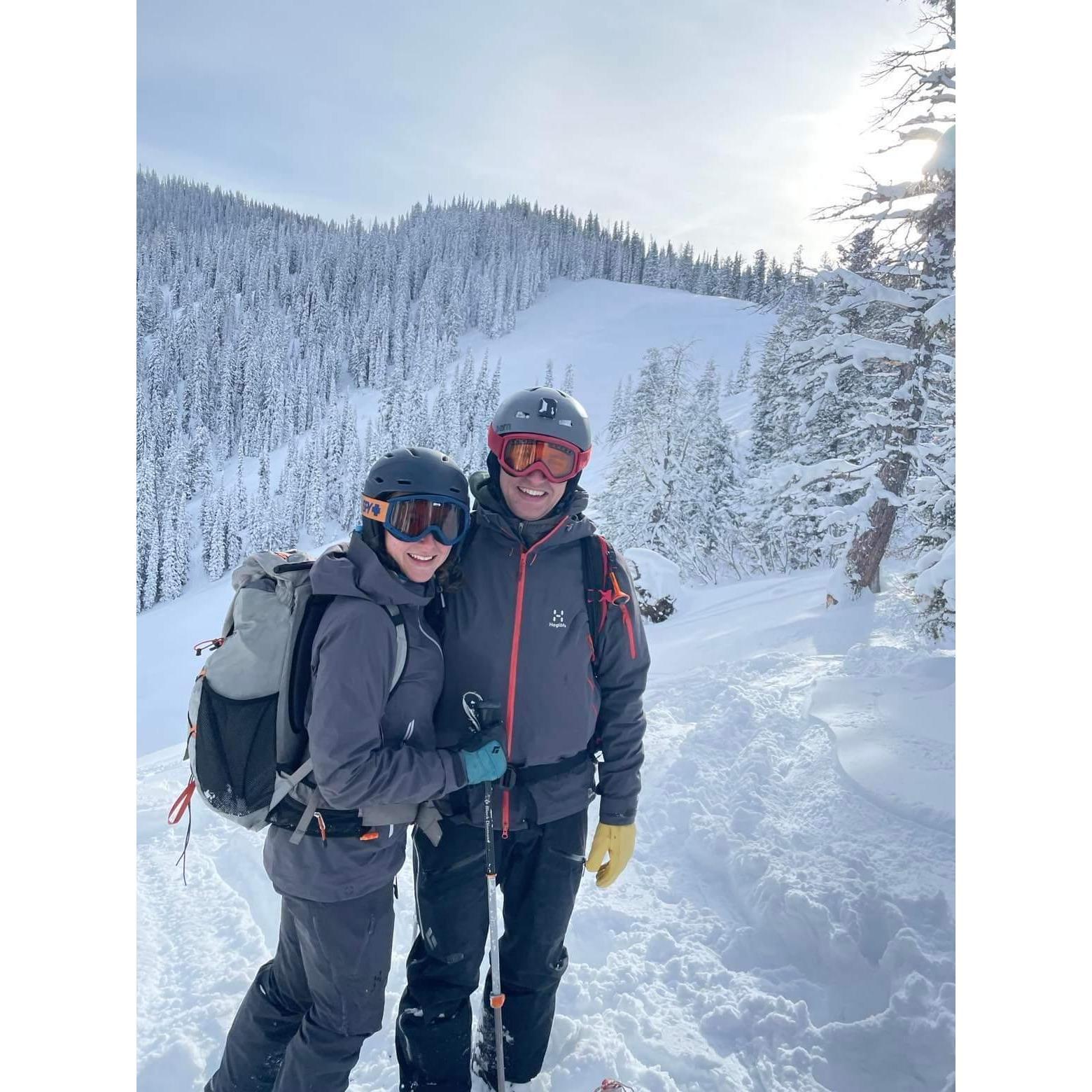 Ski Touring in Teton Pass