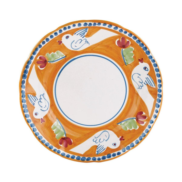 VIETRI Campagna Dinner Plate - Orange