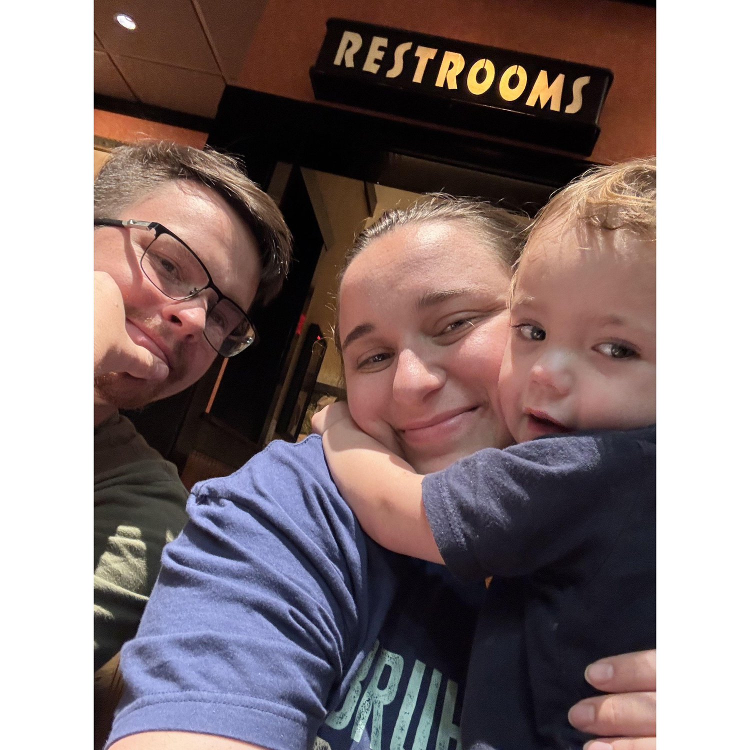 We love baby Blair! Our friends moved away and this was their goodbye dinner.