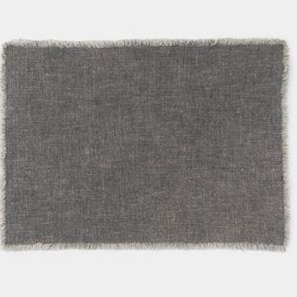 Oakville Placemat S/4 | Shoppe Amber Interiors, Charcoal