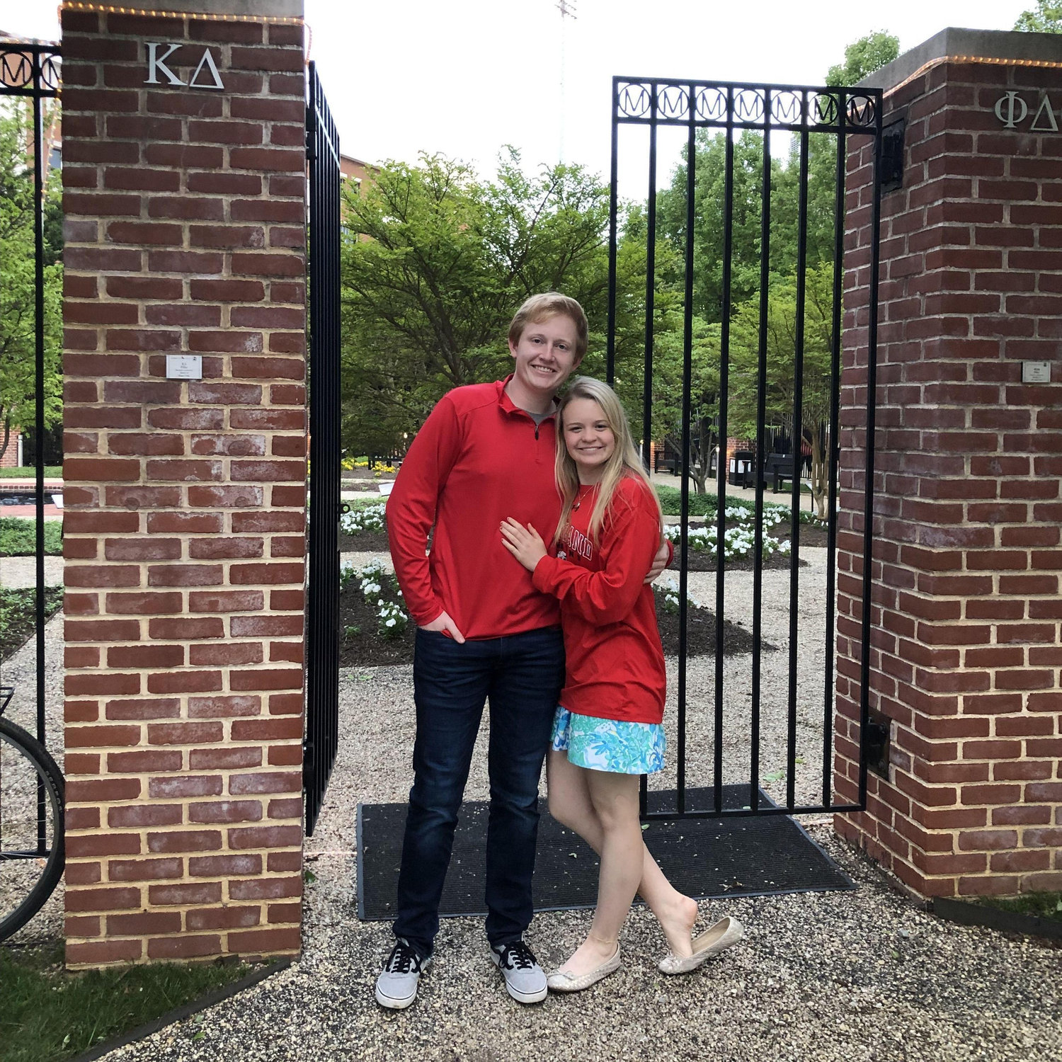 Chase visiting Chloe at UMD (April 2019)