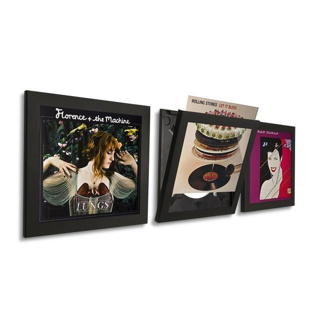 Play and Display Record Frame Triplepack (Black)