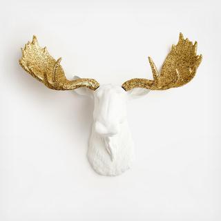 Resin Faux Taxidermy Moose Head