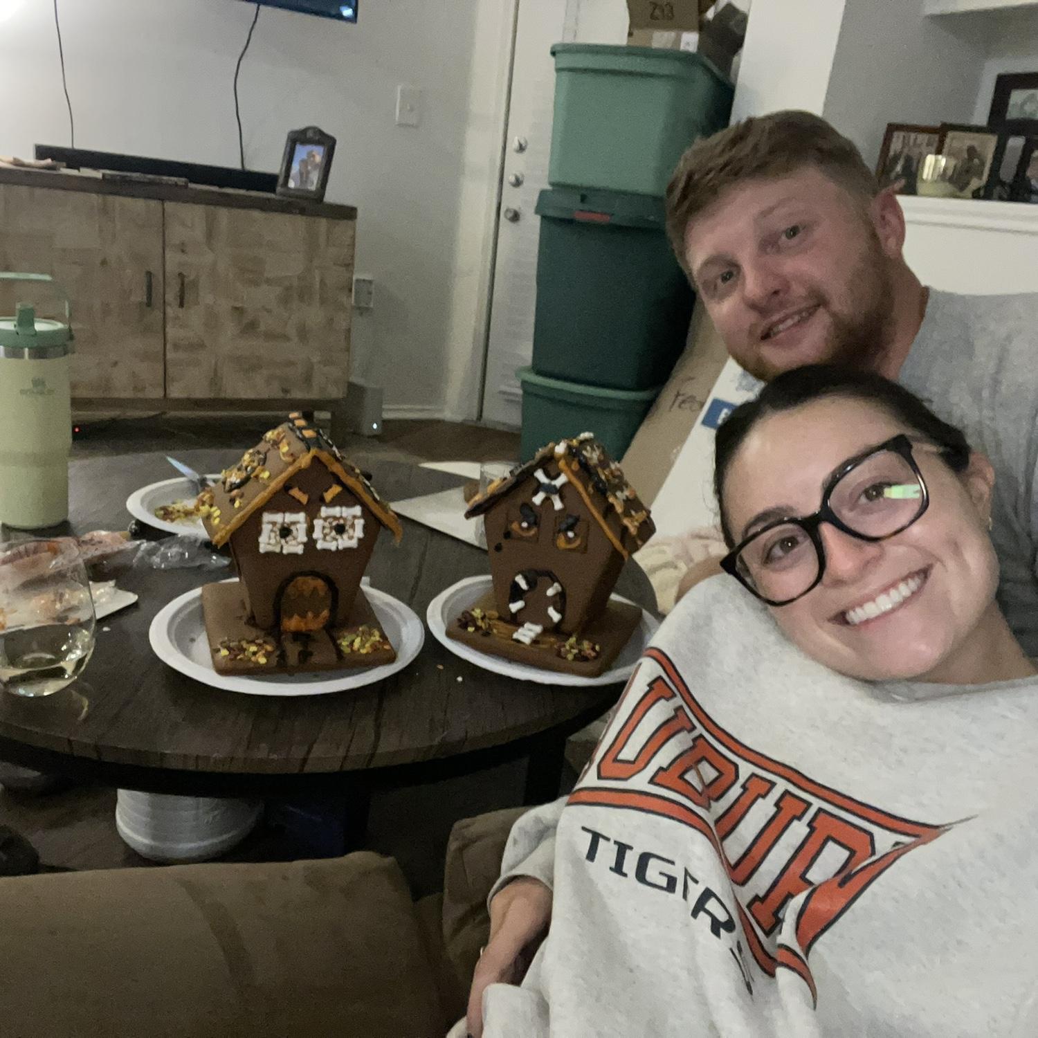 Annual Halloween gingerbread house
