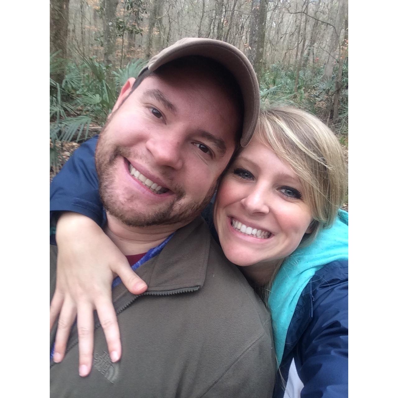Hiking Florida Caverns State Park.